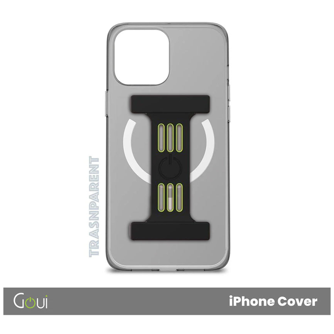 Goui Coque iPhone Transparente avec MagSafe + Strap - Photo 1
