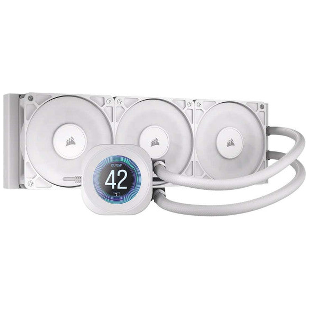 Corsair Nautilus 360 RS LCD (Blanc)