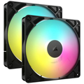Corsair RS140 ARGB Dual Pack Noir