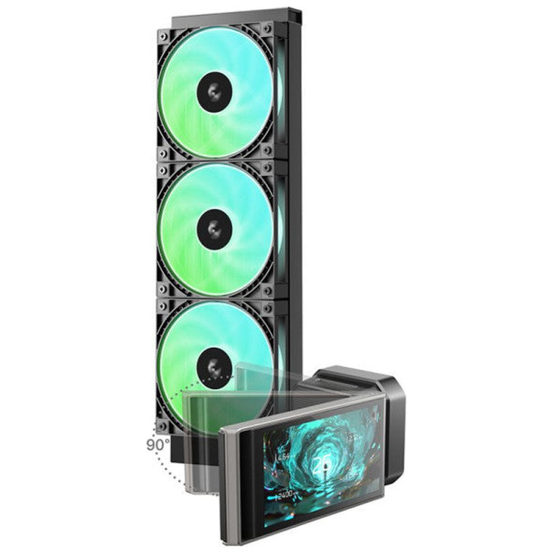 DeepCool LT360 VISION ARGB Black