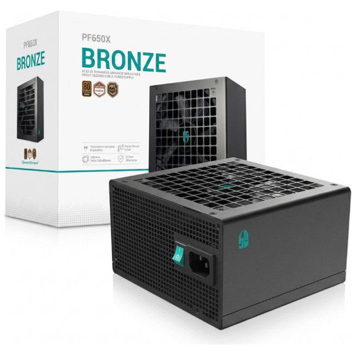 DeepCool PF650X 80PLUS BRONZE 650W Black