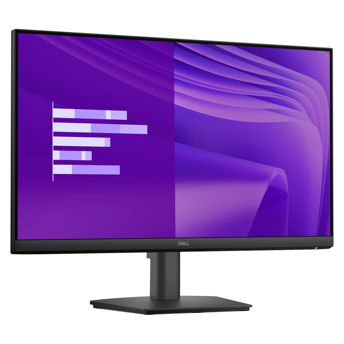 Moniteur DELL E2425HM LCD 23.8" FHD VA 100Hz - vue de profil