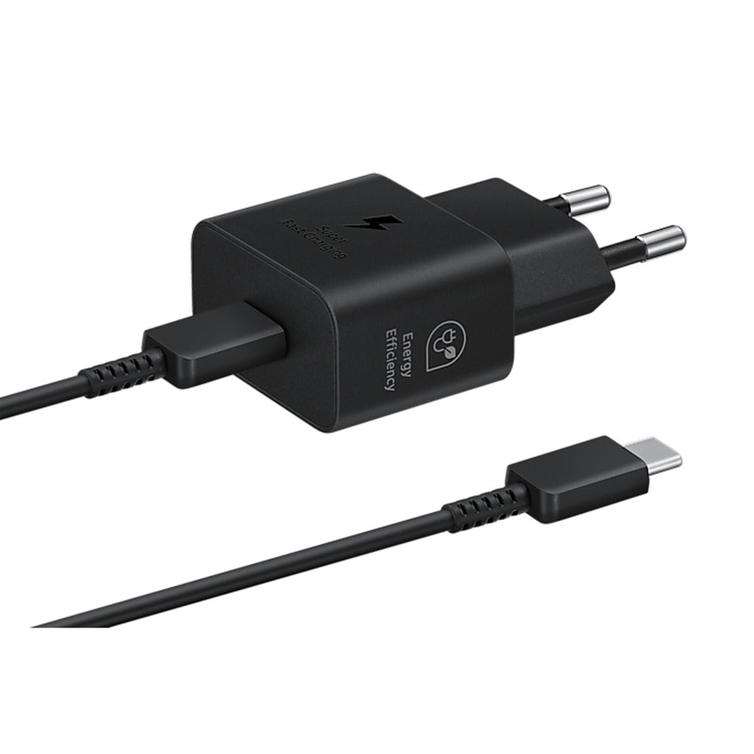 MAYDAN Samsung Chargeur secteur 25W USB-C vers USB-C avec cable USB-C vers USB-C Noir - Photo 4