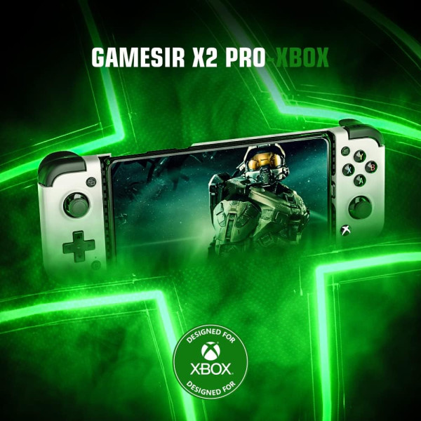 GameSir X2 Pro Type-C Mobile Gaming Controller (White) - side