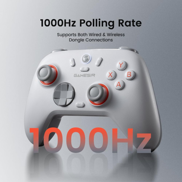GameSir Nova 2 Lite 2.4G Wireless Controller (White) - side