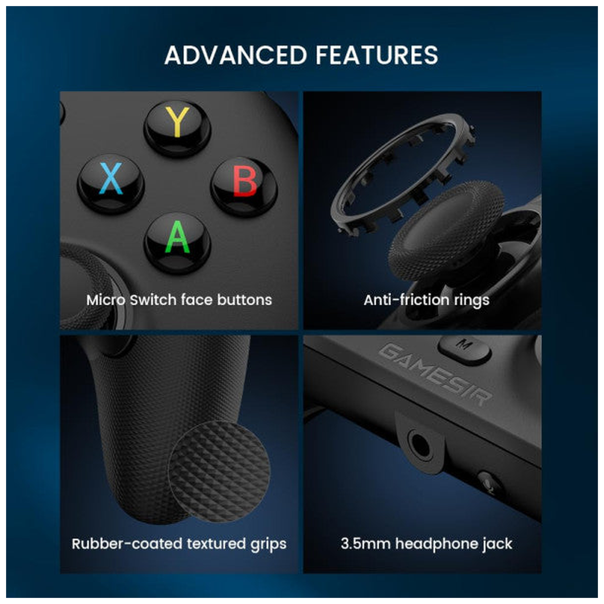 GameSir G7 HE Xbox Wired Controller (Black) - Photo 5