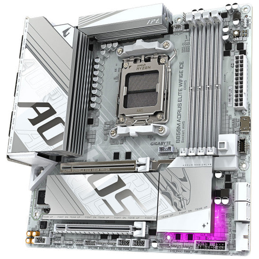 Gigabyte B850M AORUS ELITE WIFI6E ICE