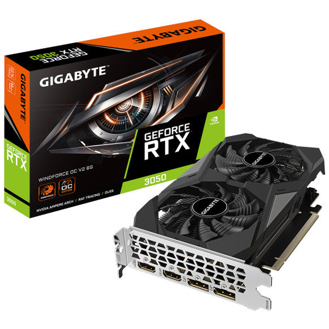 Gigabyte GeForce RTX 3050 WINDFORCE OC V2 6Go