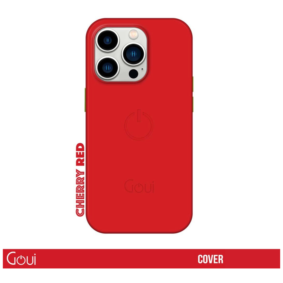 Goui Coque iPhone 15 Pro Max Rouge cerise avec MagSafe - Photo 2