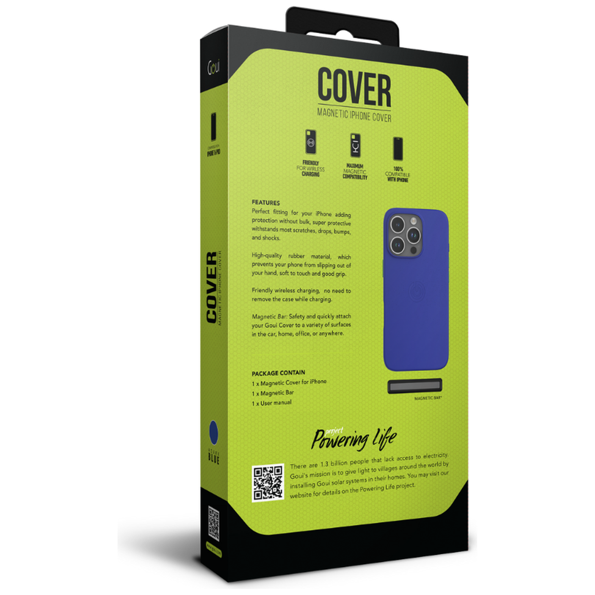 Goui Coque iPhone 16 Pro Bleu Azure avec MagSafe - Photo 4