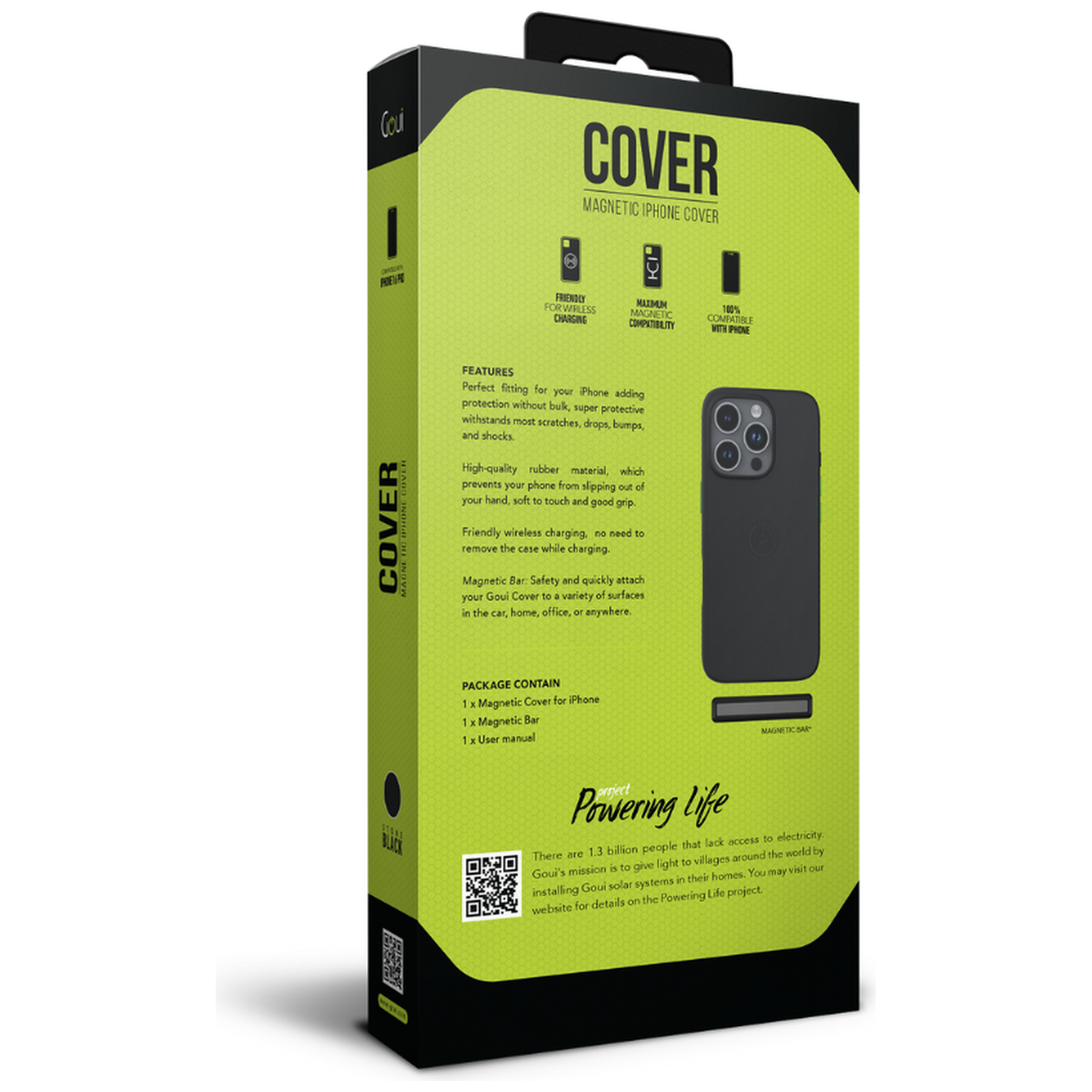 Goui Coque iPhone 16 Pro Noir avec MagSafe - Photo 4