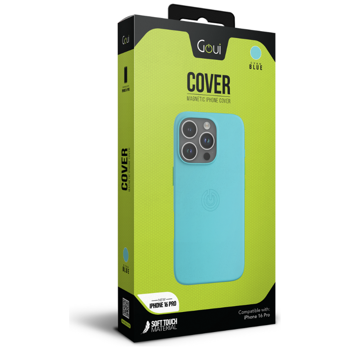 Goui Coque iPhone 16 Pro Bleu Cyan avec MagSafe - Photo 3