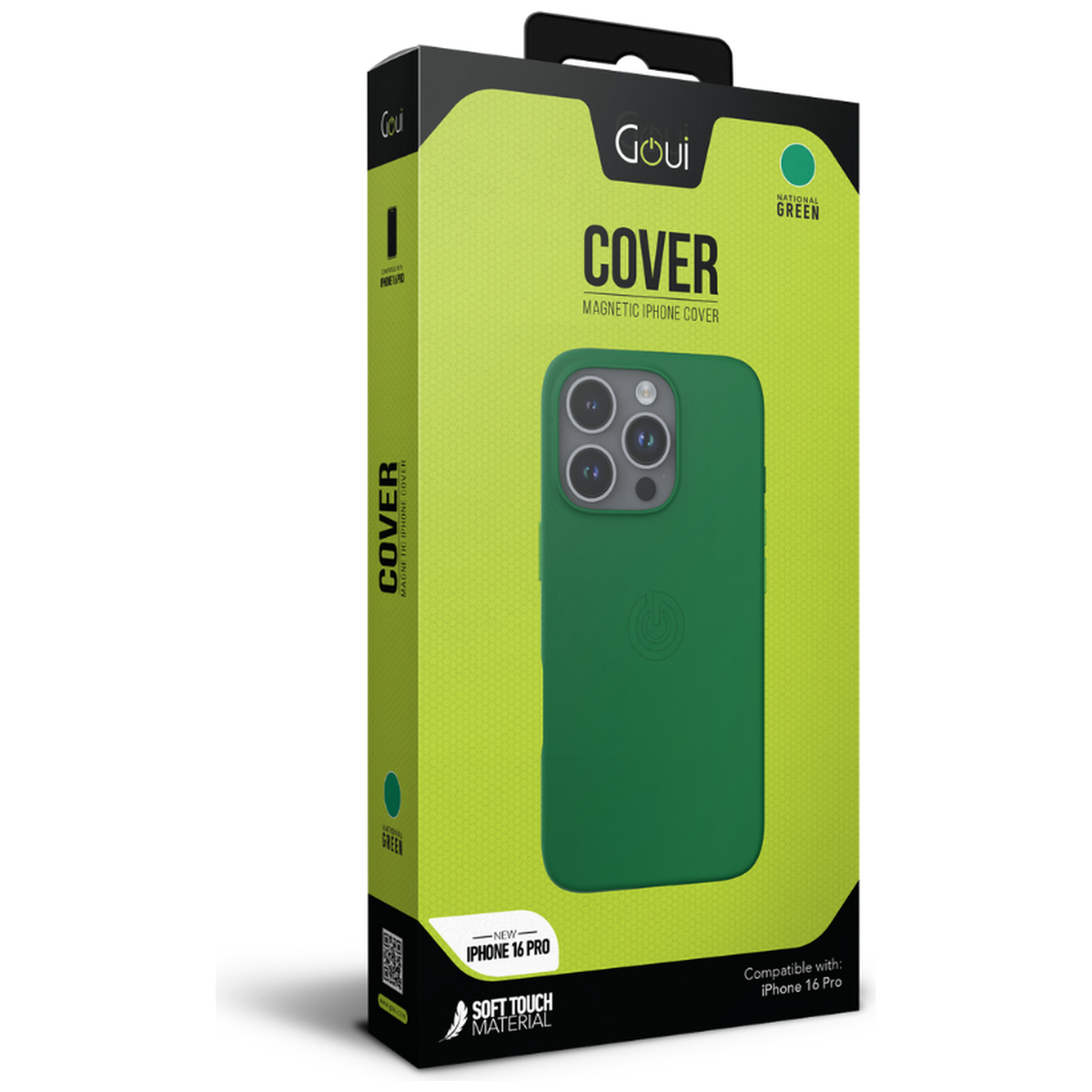 Goui Coque iPhone 16 Pro Vert National avec MagSafe - Photo 3