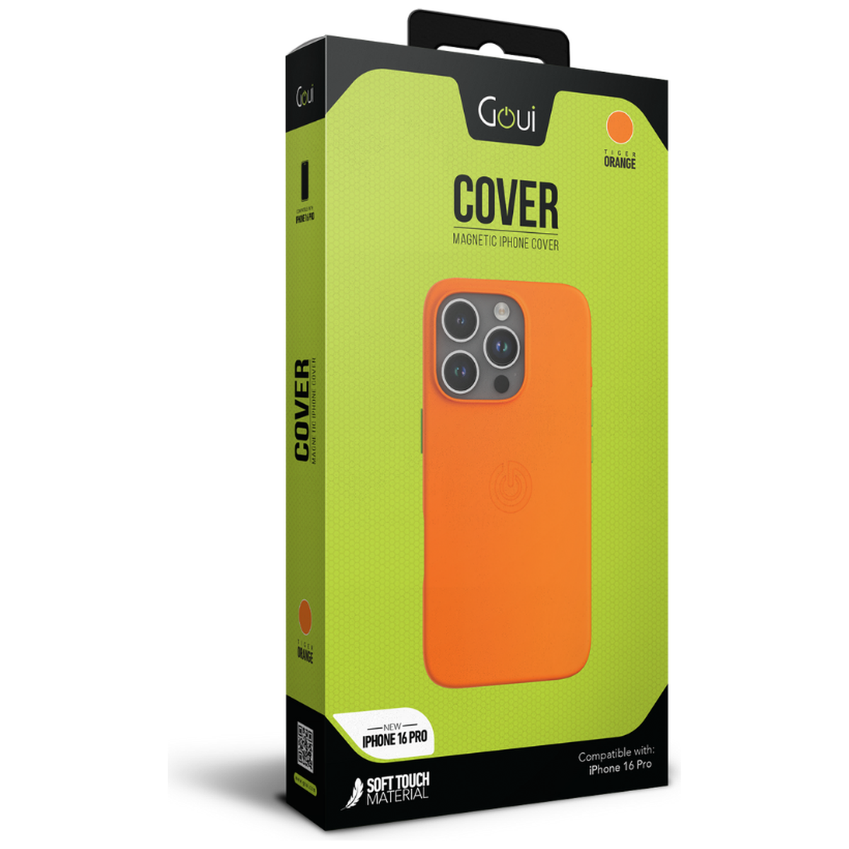 Goui Coque iPhone 16 Pro Orange Tigre avec MagSafe - Photo 3