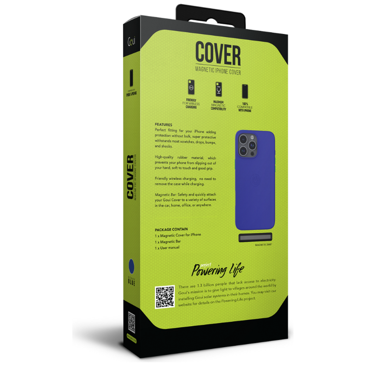 Goui Coque iPhone 16 Pro Max Bleu Azur avec MagSafe - Photo 3