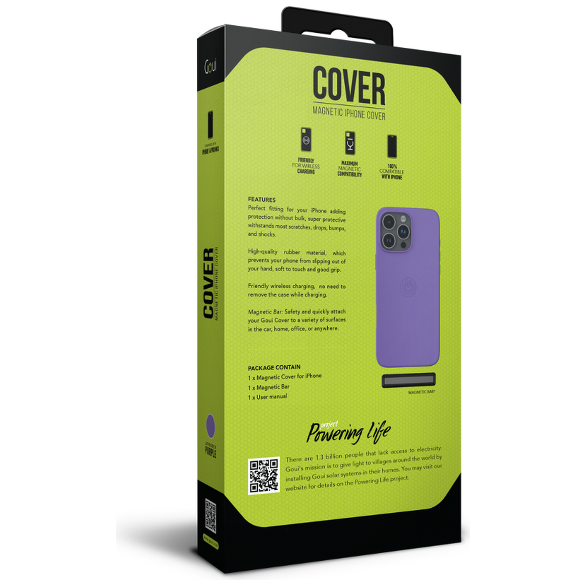 Goui Coque iPhone 16 Pro Max Violet Lavande avec MagSafe - Photo 3