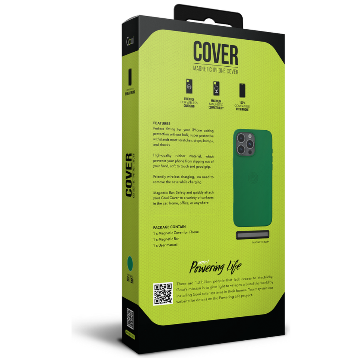 Goui Coque iPhone 16 Pro Max Vert National avec MagSafe - Photo 3