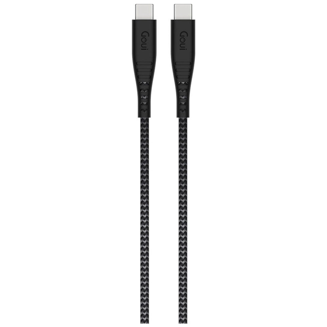 Goui Flex Câble Type C vers Type C (1,5 m) 100W - Noir - Photo 1