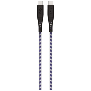 Goui Flex Câble Type C vers Type C (1,5 m) 60W - Bleu foncé - Photo 1