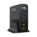 Goui GAN 140W Chargeur de Bureau - Vue de face transparente