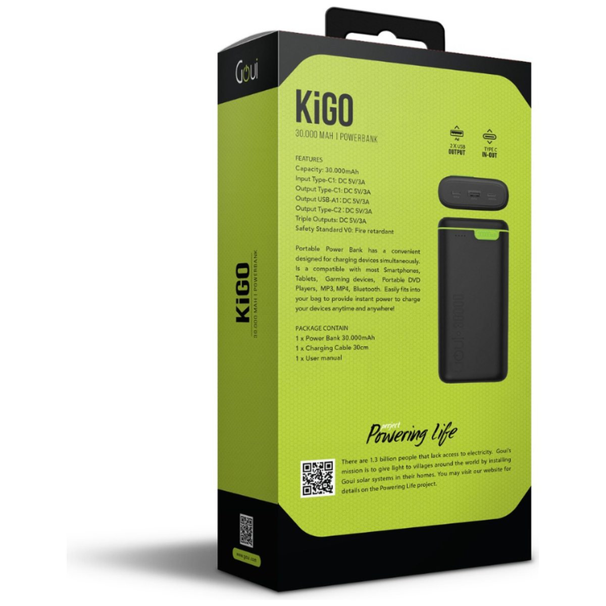 Goui Kigo Power Bank 30 000 mAh - 15W - Photo 4