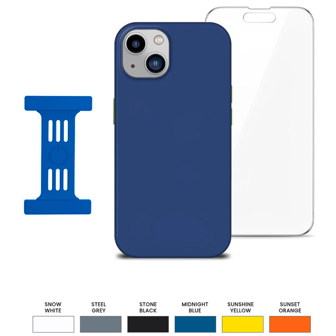 Goui Kit de protection iPhone 15 : Coque + Strap + Incassable - Photo 1