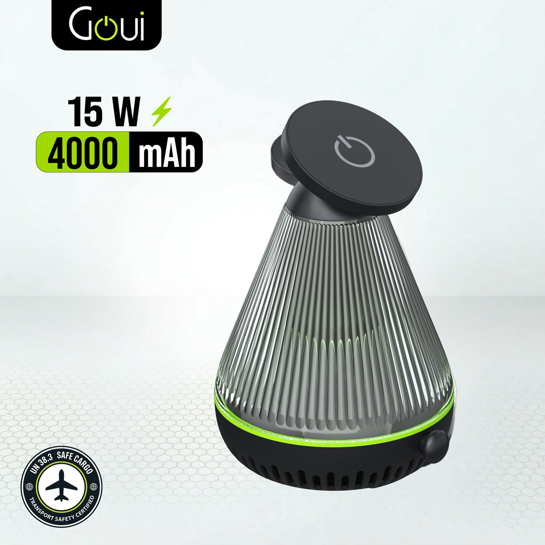 Goui Lantern Chargeur Sans Fil avec Lampe et Haut-Parleur - Photo 1