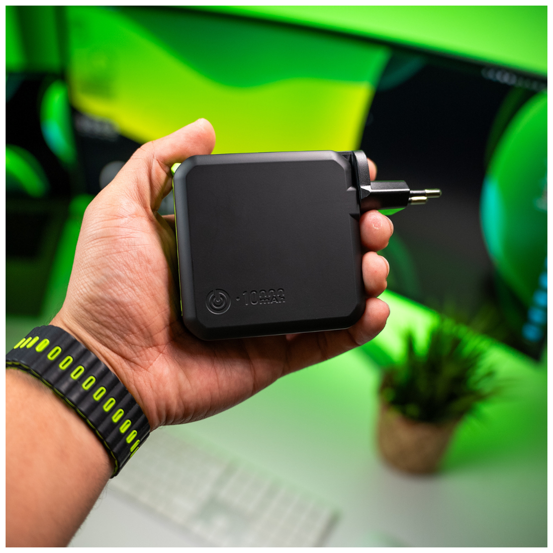 Goui Mbala Pro Power Bank 10 000mAh – Chargeur Sans Fil et Mural 22.5W - Photo 1
