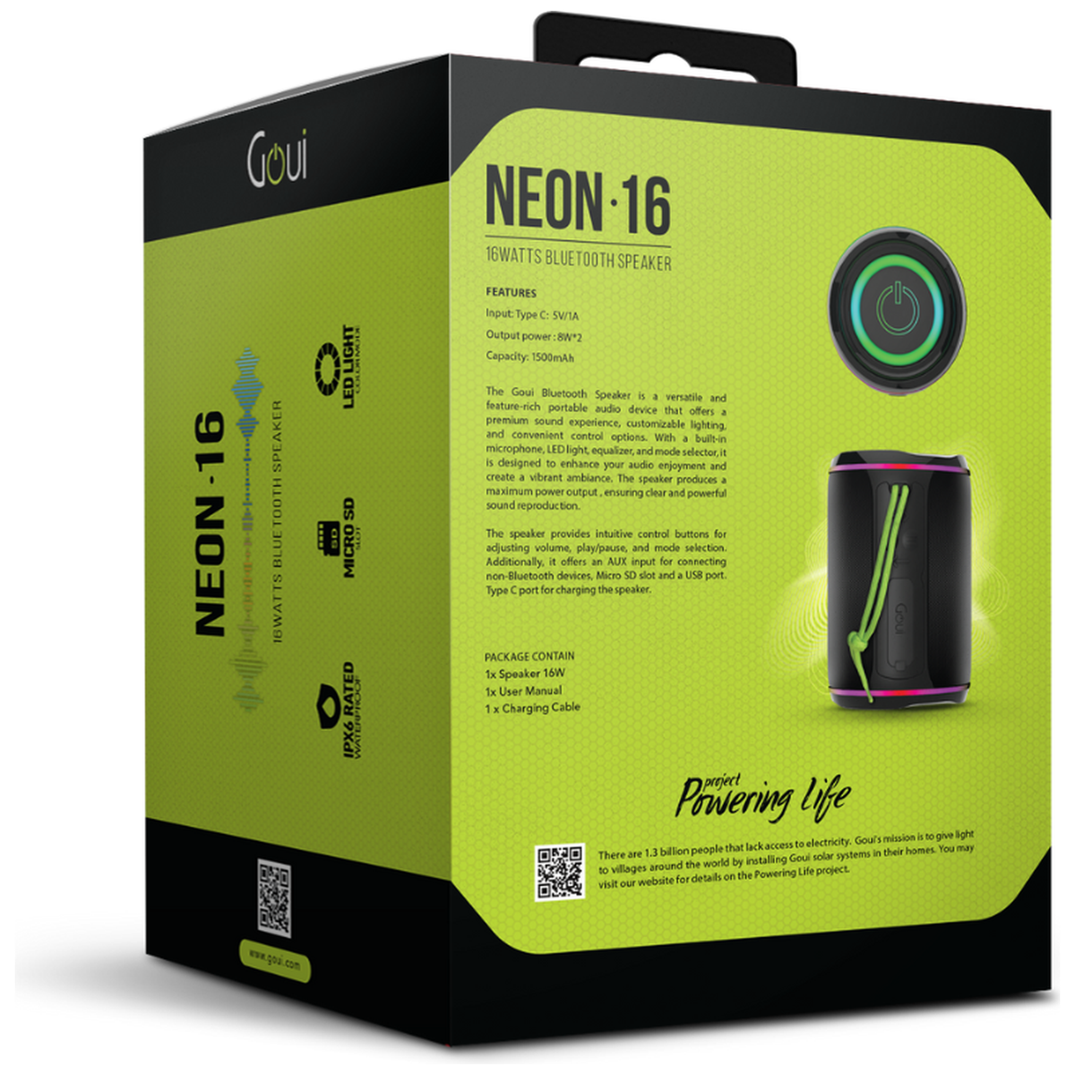 Goui Neon 16 Bluetooth Haut-Parleur - Photo 5