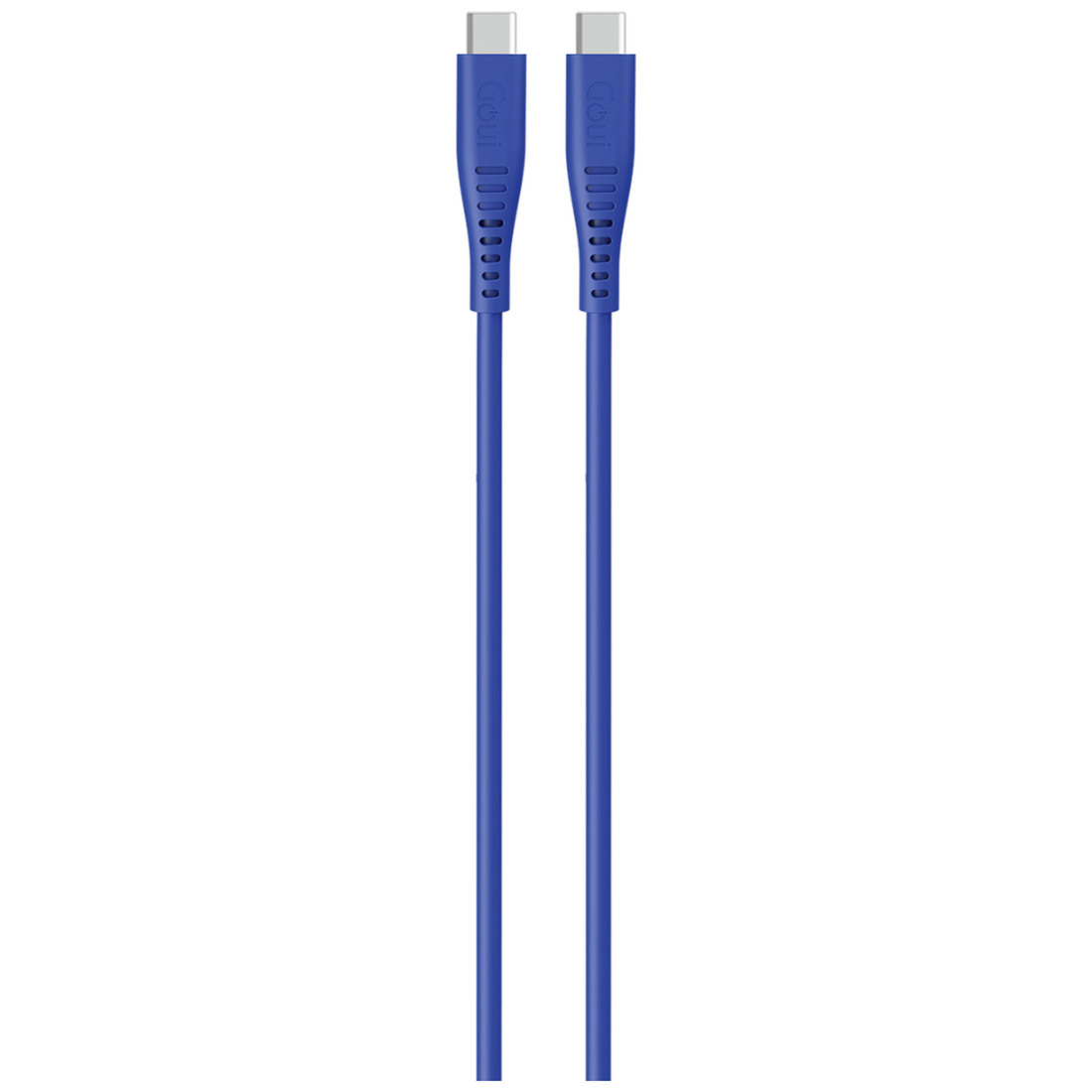 Goui Câble Rubber Type-C vers Type-C (1,5m) 60W - Bleu | Prix Maroc
