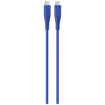 Goui Câble Rubber Type-C vers Type-C (1,5m) 60W - Bleu | Prix Maroc