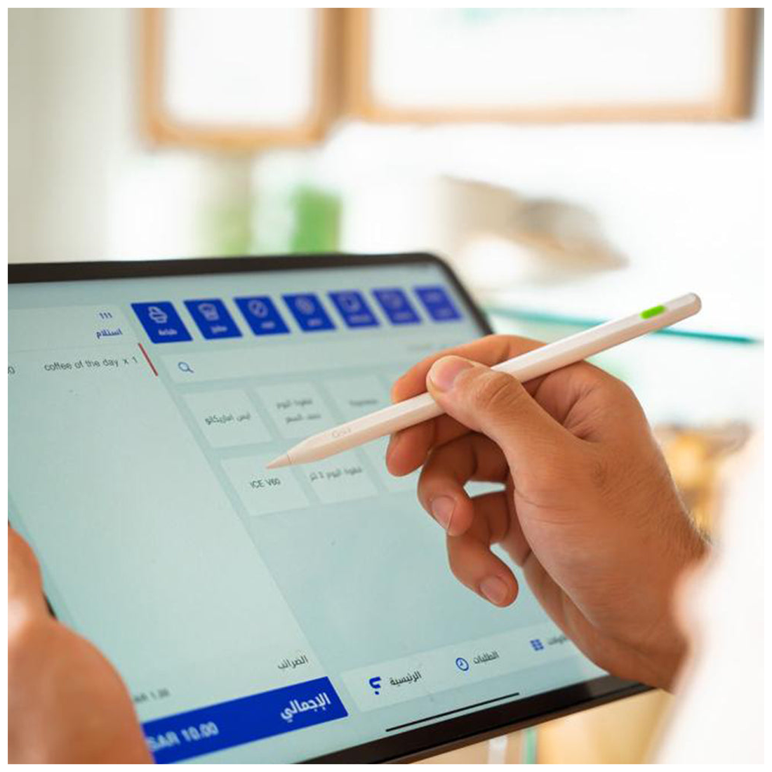 Goui Stylet Pen Magnétique pour iPad - Blanche