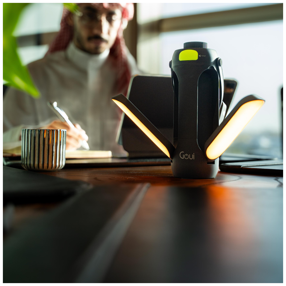 Goui Trio Lampe Ambiante Pliable – Enceinte Bluetooth et Power Bank - Photo 4