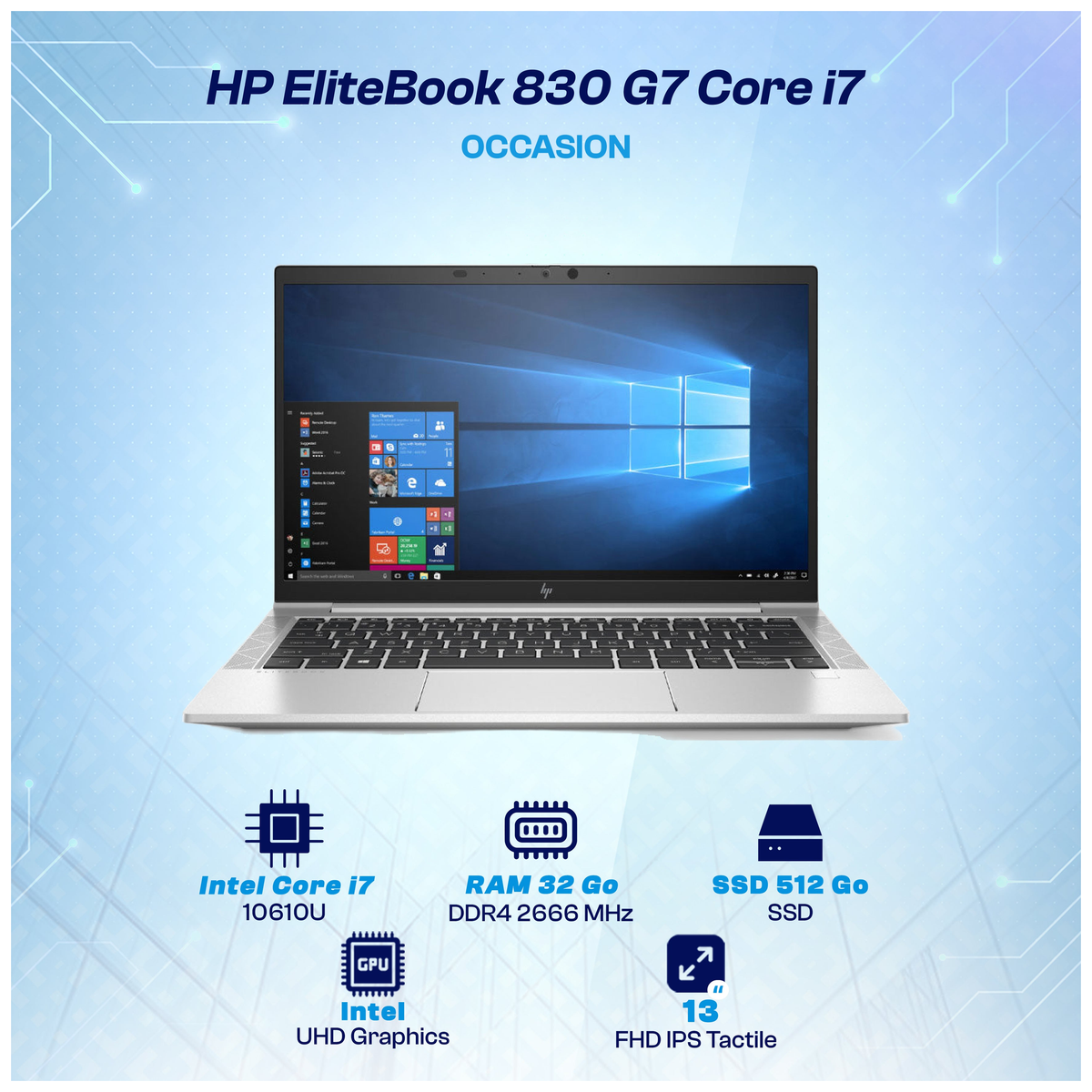 MAYDAN Laptop Creative 2026-09-29 - HPI710830G7TOUCH-32S512