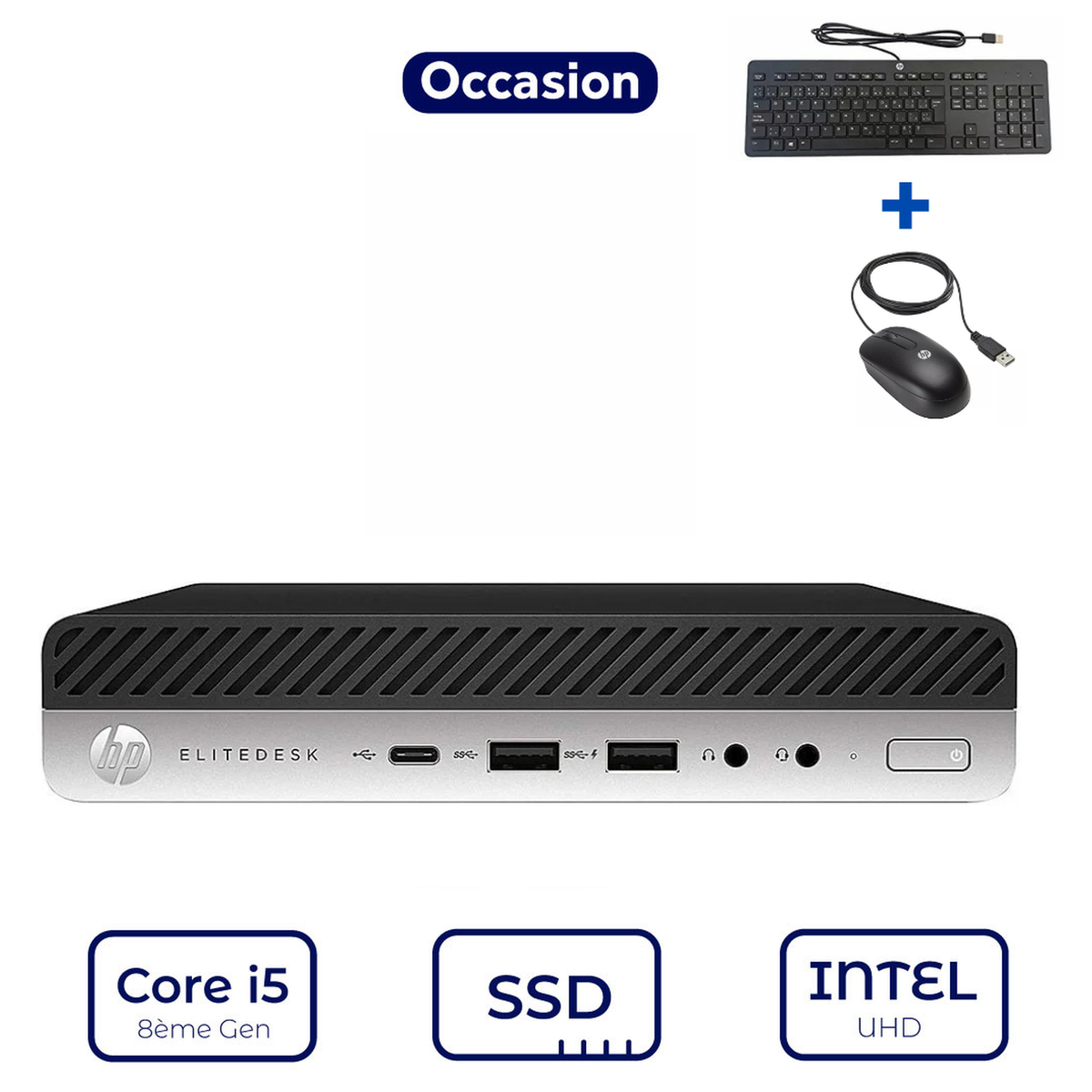 HP EliteDesk 800 G4 USDT Core i5 8ème Gen | Prix Maroc
