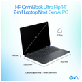 MAYDAN HP Hp Omnibook Ultra Flip Ultra 7 155H - Photo 6