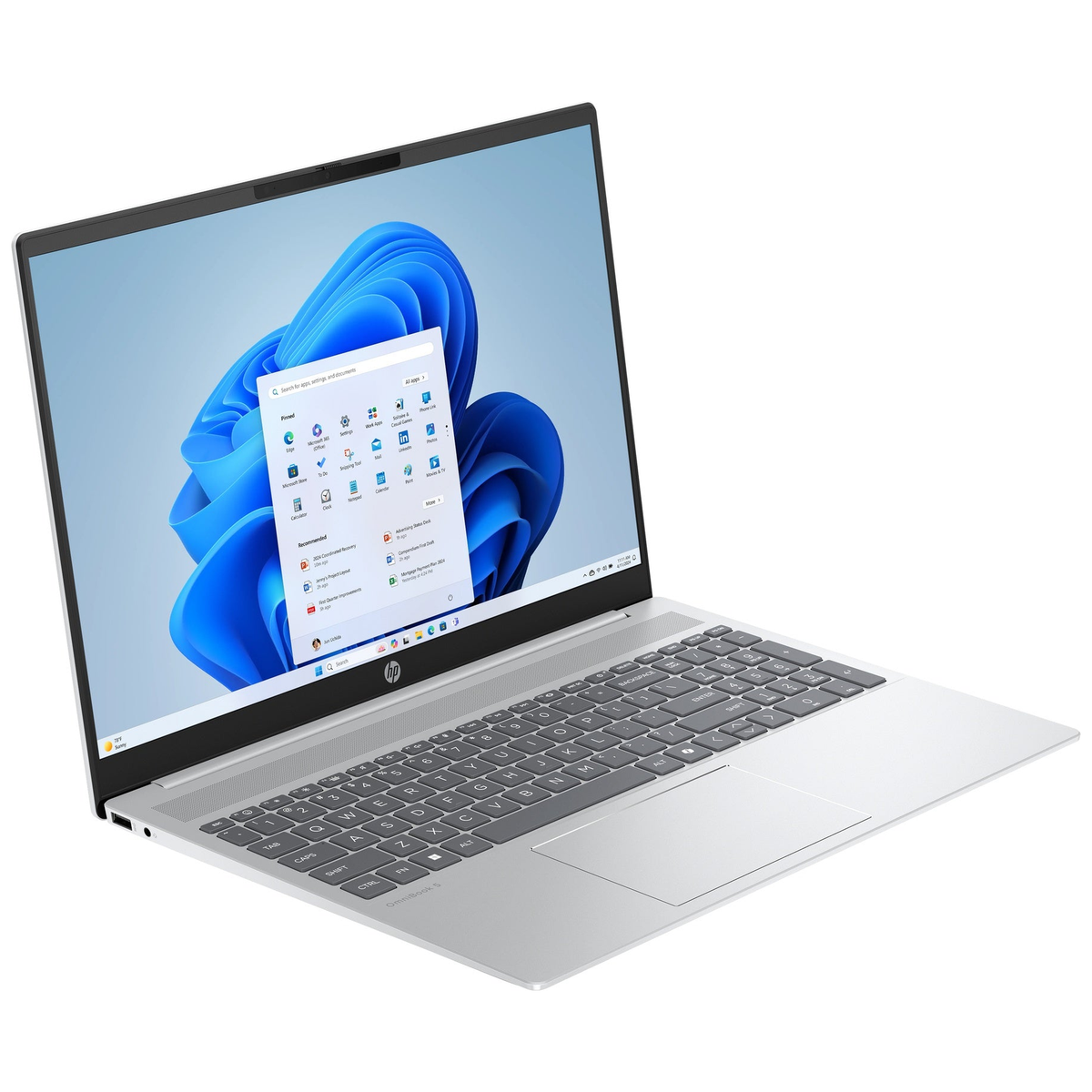 HP OmniBook 5 Laptop AI 16-AF1005NF - Core Ultra 5 225U - Vue Profil