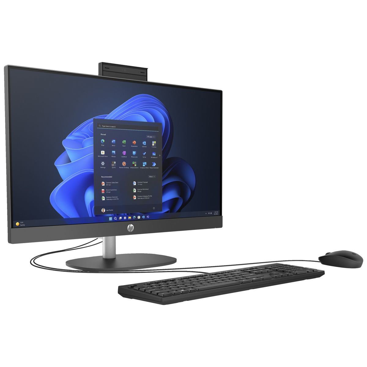 MAYDAN HP Pro One 240 G10 All-In-One i5 -1335 - Photo 4