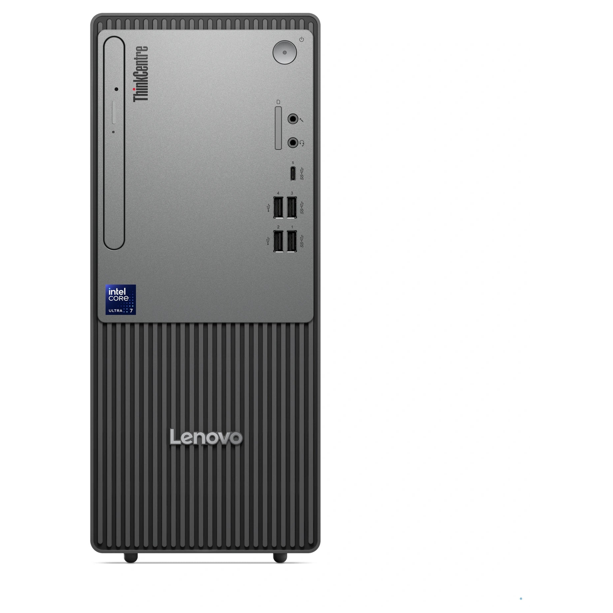 Lenovo ThinkCentre Neo 50t Gen 6 Tower - Core Ultra 5 225 - 8 Go / 512 Go SSD - FreeDOS - vue de face | Maydan.ma