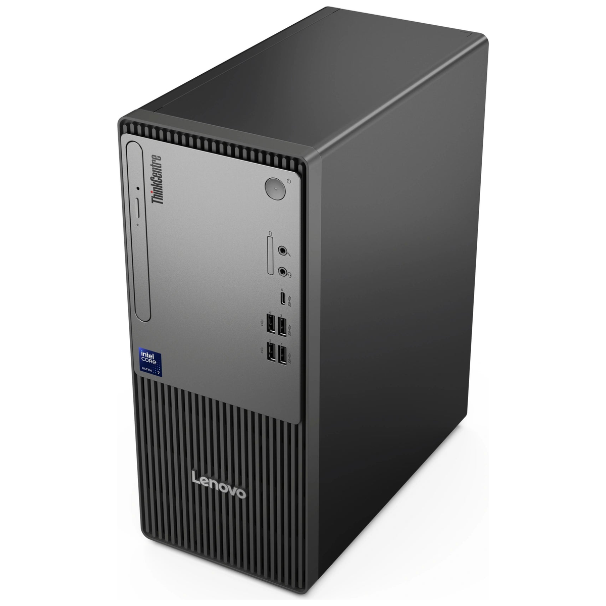 Lenovo ThinkCentre Neo 50t Gen 6 Tower - Core Ultra 5 225 - 8 Go / 512 Go SSD - FreeDOS - vue de dessus angle gauche | Maydan.ma