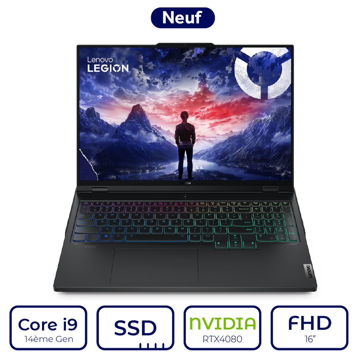 Lenovo Legion Pro 7 16IRX9H Intel Core i9 14ème Gen RTX 4080 - Photo 1