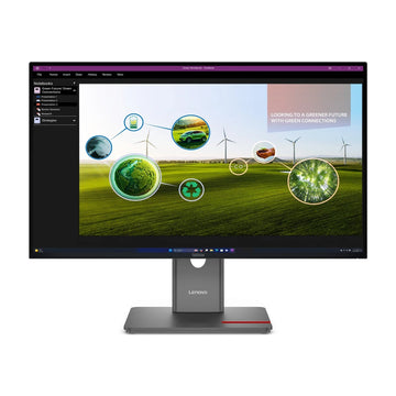 Moniteur Lenovo ThinkVision P27Q-40 27" QHD VA 120Hz - vue de face