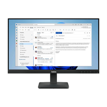 Moniteur Lenovo ThinkVision S24-4e 24" FHD IPS 100Hz - vue de face