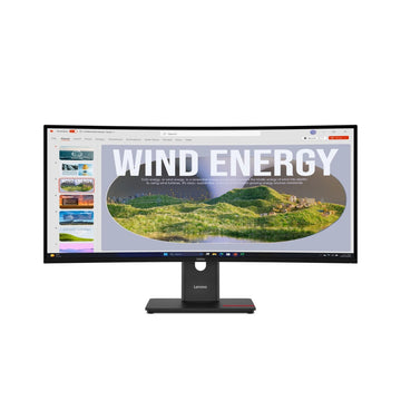 Moniteur Lenovo ThinkVision T34WD-40 Incurvé 34" WQHD VA 120Hz - vue de face