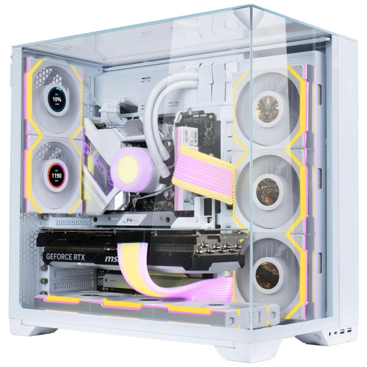 Lian Li UNI Fan SL Wireless LCD 120 White