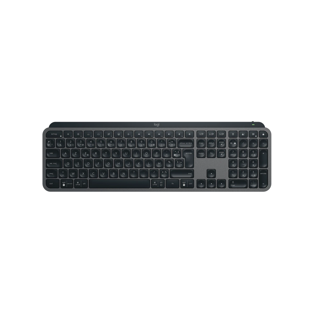 MAYDAN Clavier Logitech MX Keys S Graphite AZERTY FR - Photo 1