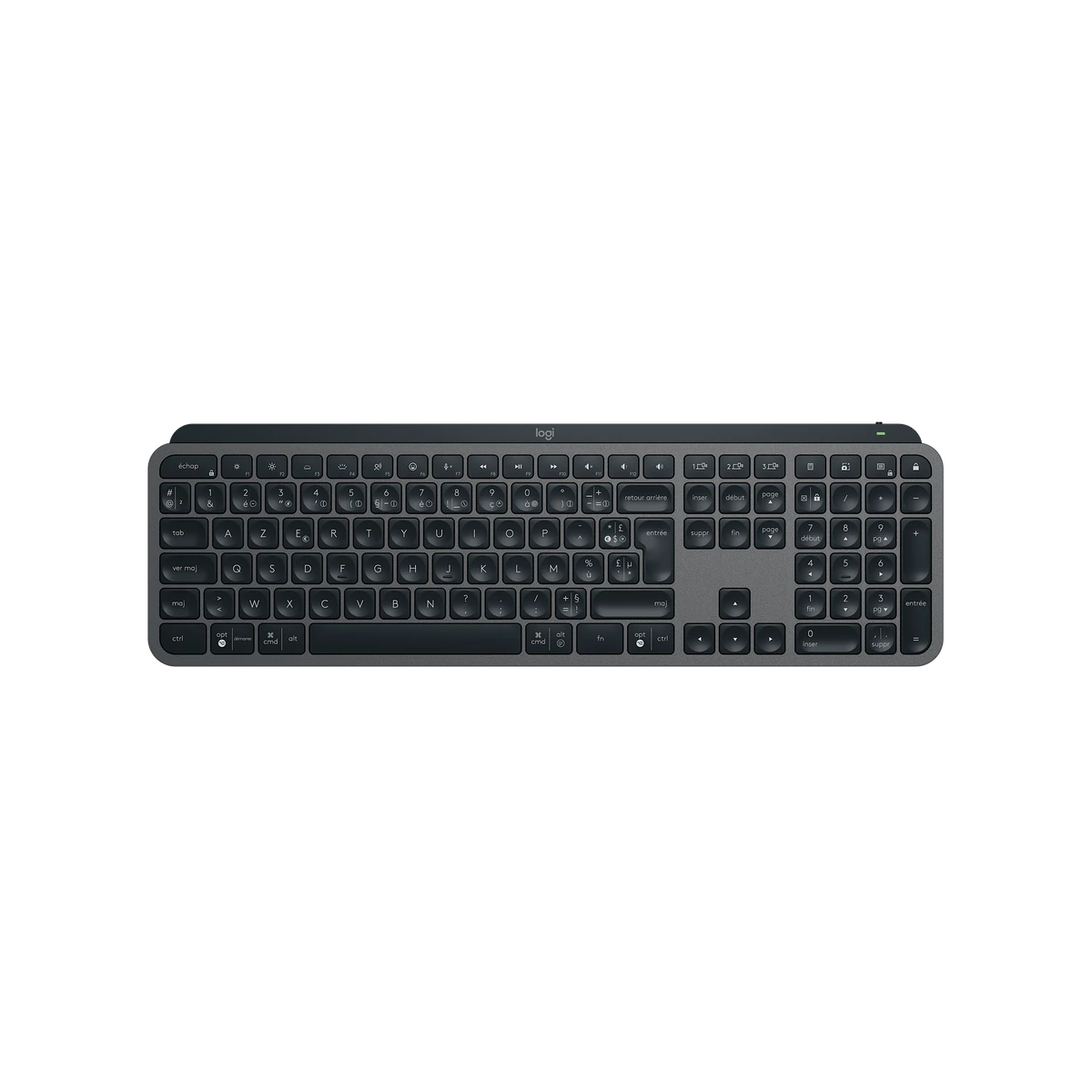 MAYDAN Clavier Logitech MX Keys S Graphite AZERTY FR - Photo 1