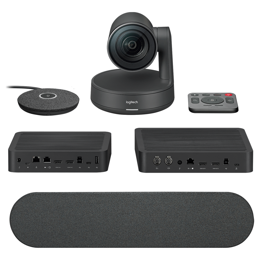 MAYDAN Logitech Rally (1xCamera, 1xSpeaker, 1xMic, Table & Display Hub) - Photo 1