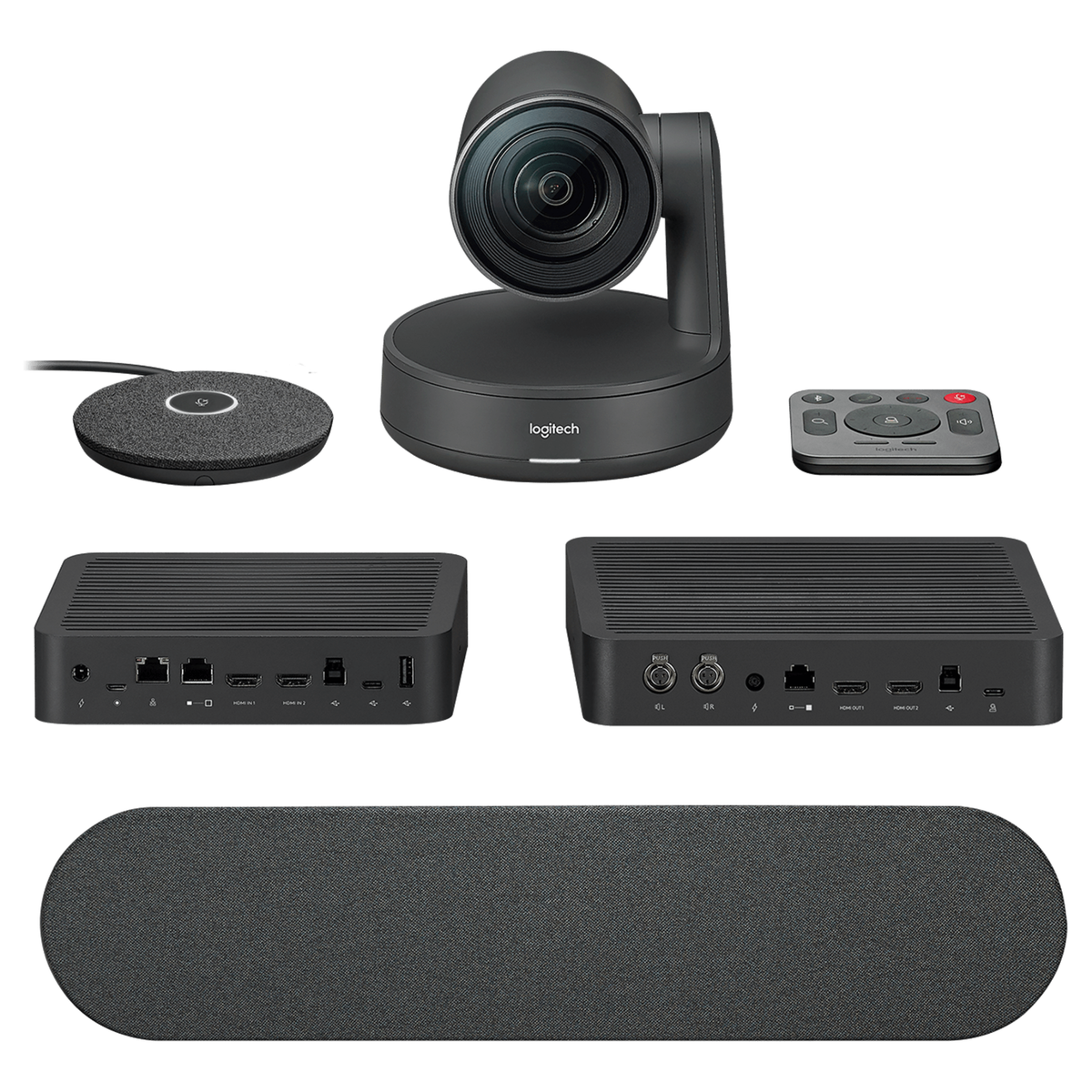 MAYDAN Logitech Rally (1xCamera, 1xSpeaker, 1xMic, Table & Display Hub) - Photo 1