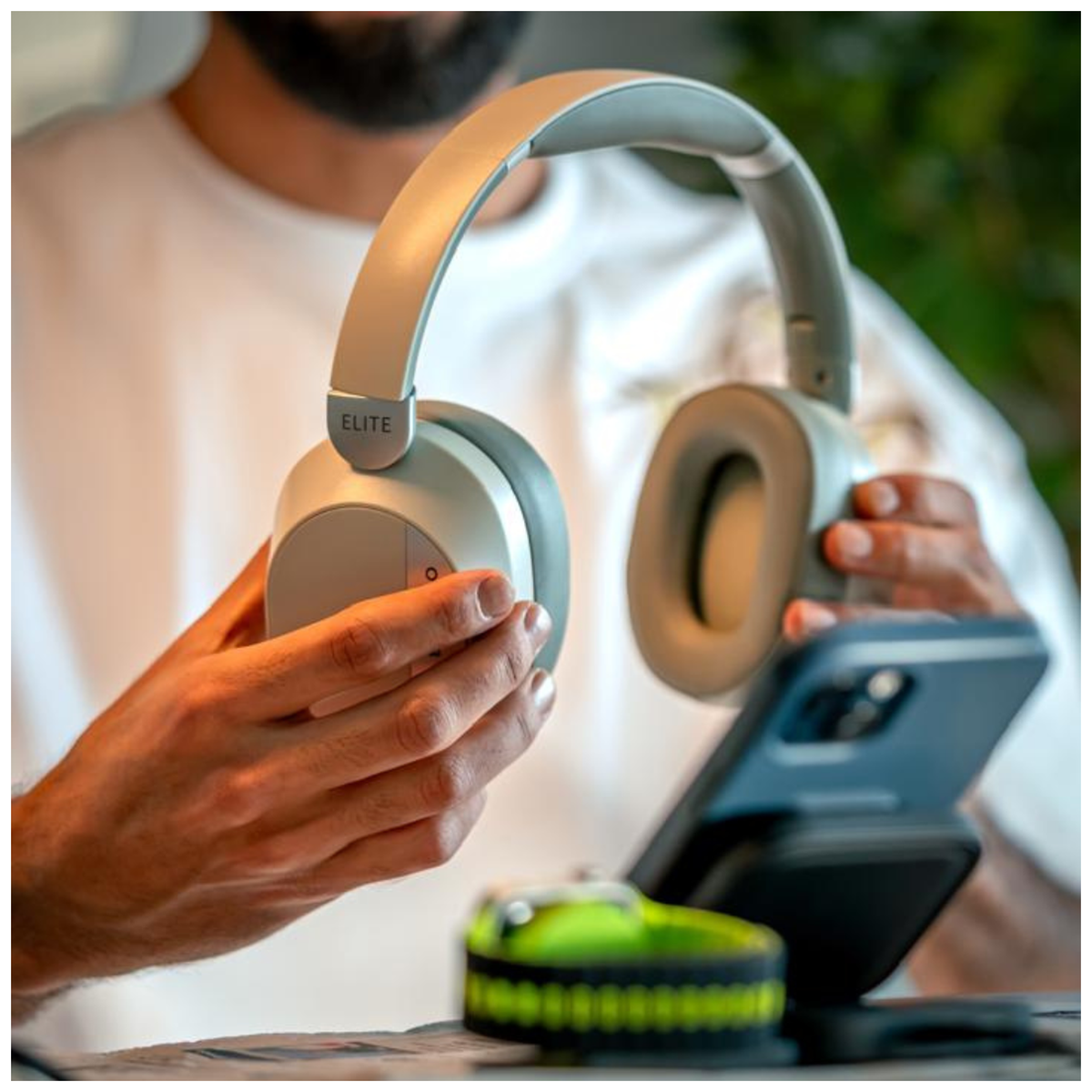 Maestro Elite Bluetooth Casque - Cream - Photo 3